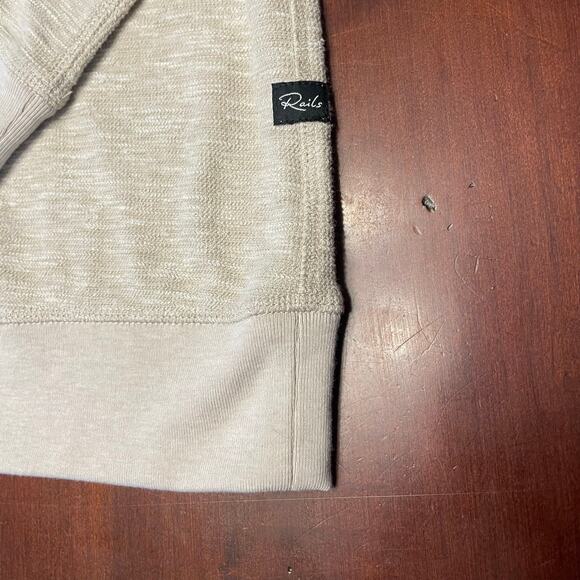 NEW NWT RAILS GOEFFREY OAT HEATHER CREWNECK SWEATER L LARGE - Picture 5 of 10